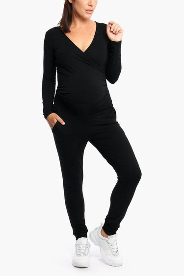 Flattering Maternity Wrap Top Maternity Top from Cherry Melon maternity store australia